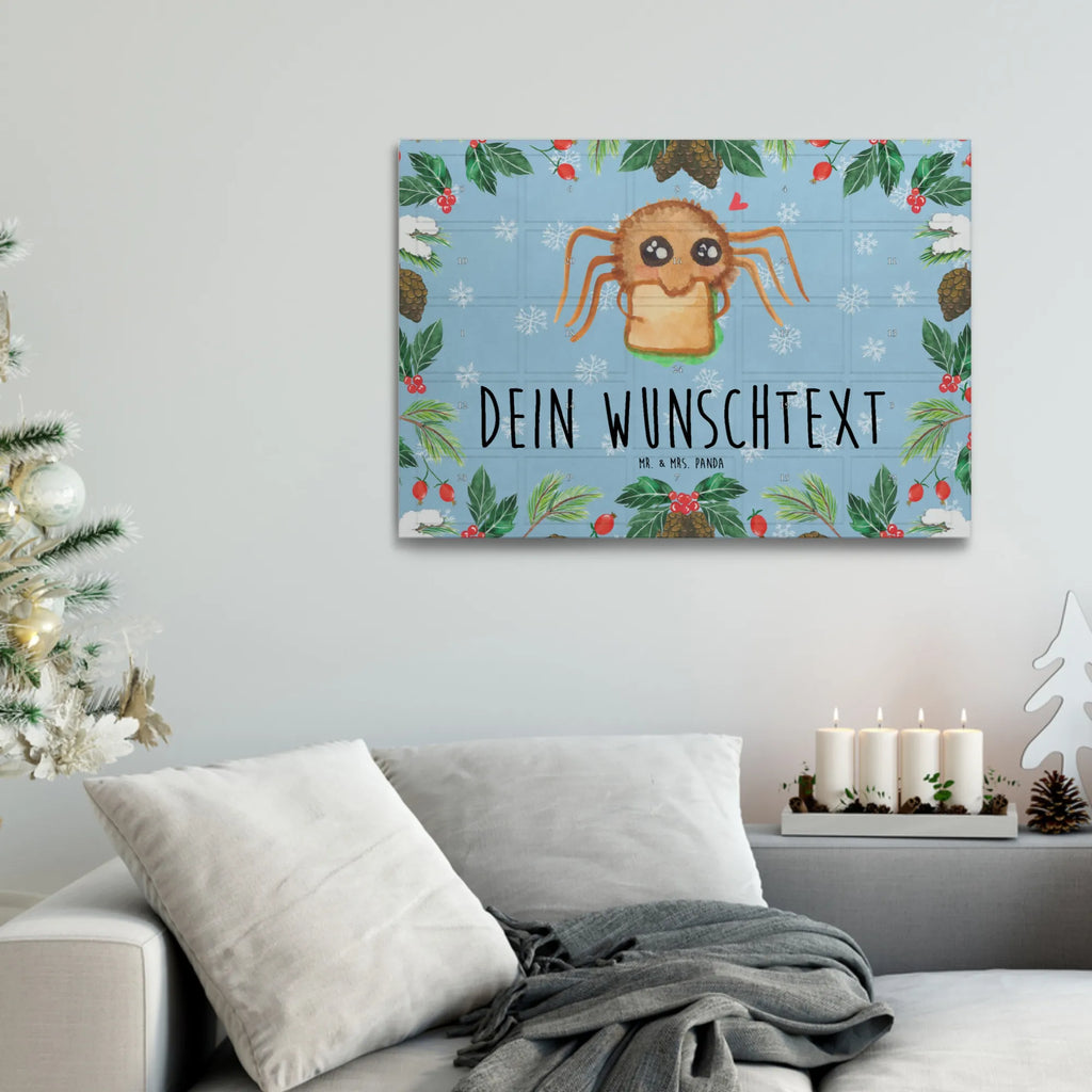 Personalisierter Tee Adventskalender Spinne Agathe Sandwich Personalisierter Tee Adventskalender, Merchandise, Spinne Agathe, Videos, Spinne, Agathe, Alles Wird gut, Hungrig, Verfressen, Glück, Mut, Hunger, Lebensfreude