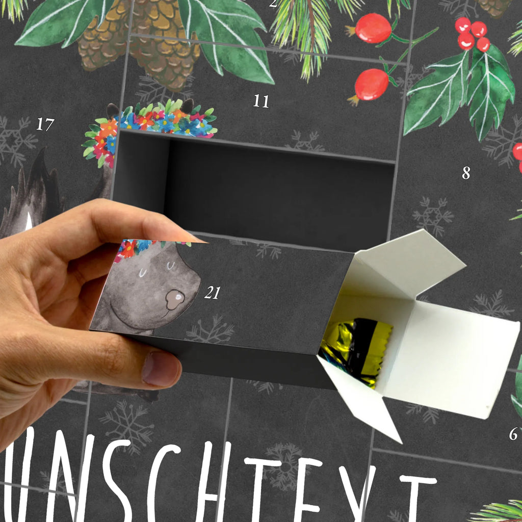 Personalisierter Befüllbarer Adventskalender Stinktier Mädchen Befüllbarer Adventskalender, Adventskalender Zum Selbst Befüllen, Stinktier, Skunk, Yoga, Namaste, Stinki, Raubtier, Stinker, Wildtier