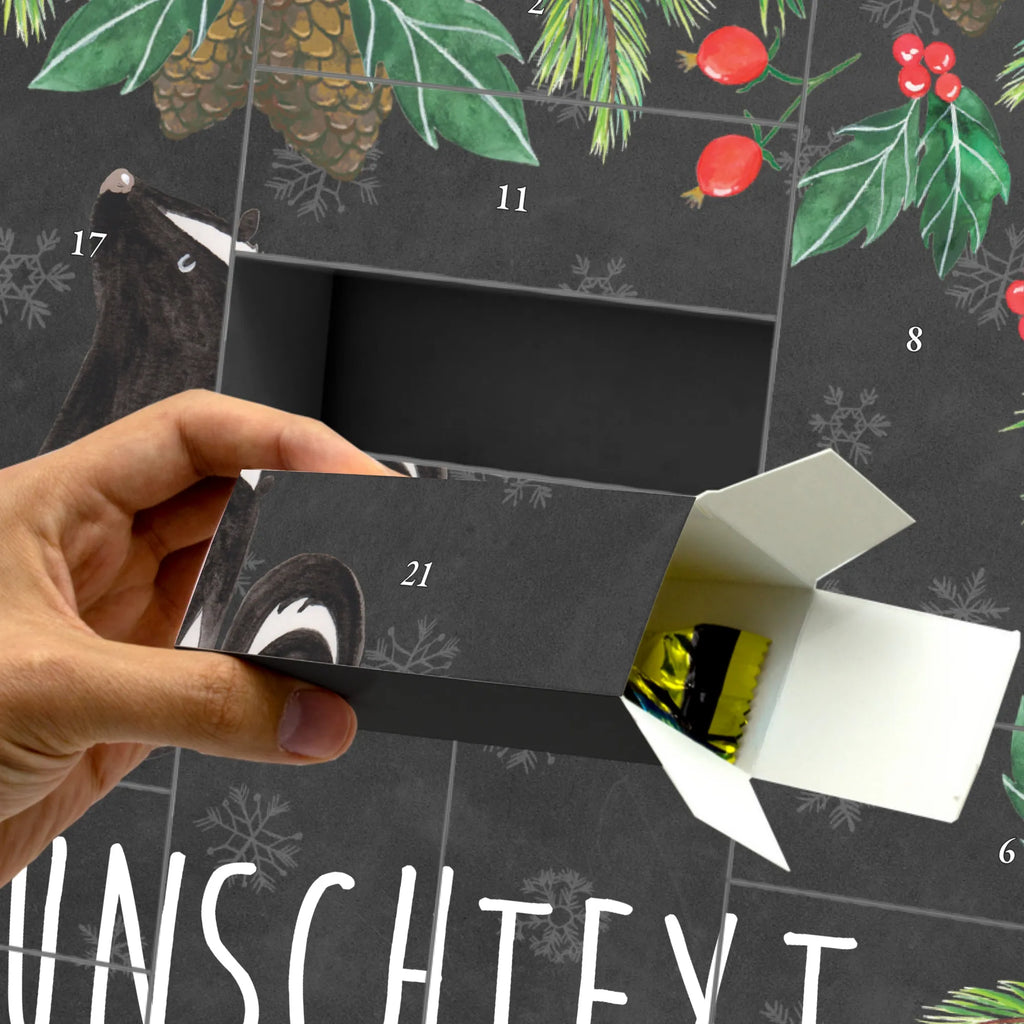 Personalisierter Befüllbarer Adventskalender Stinktier Sitzen Befüllbarer Adventskalender, Adventskalender Zum Selbst Befüllen, Stinktier, Skunk, Besserwisser, Recht, Wildtier, Stinker, Raubtier, Spruch, Stinki, Büro