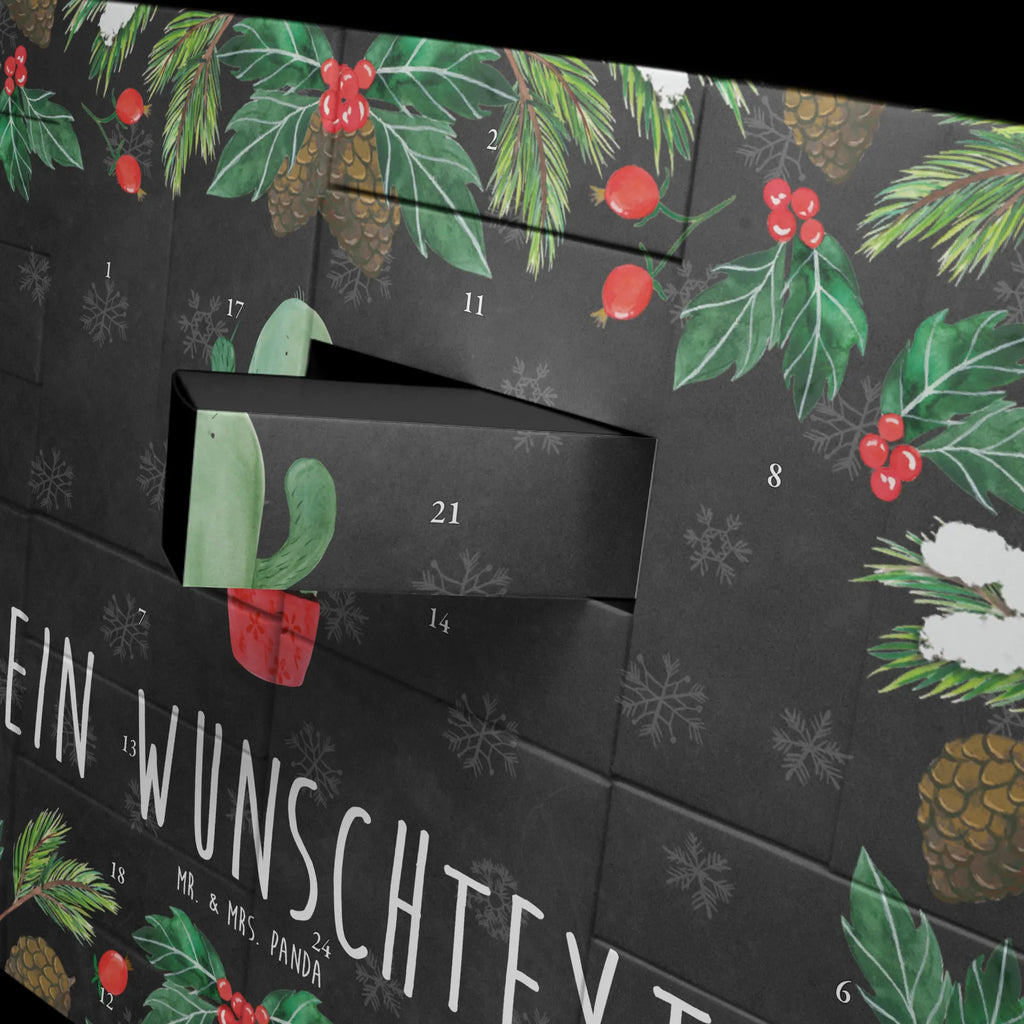 Personalisierter Befüllbarer Adventskalender Kaktus Wut Adventskalender Zum Selbst Befüllen, Befüllbarer Adventskalender, Kaktus, Kakteen, Büroalltag, Chefin, Büro, Kollegin, ärgern, wütend, Schule, Kollege