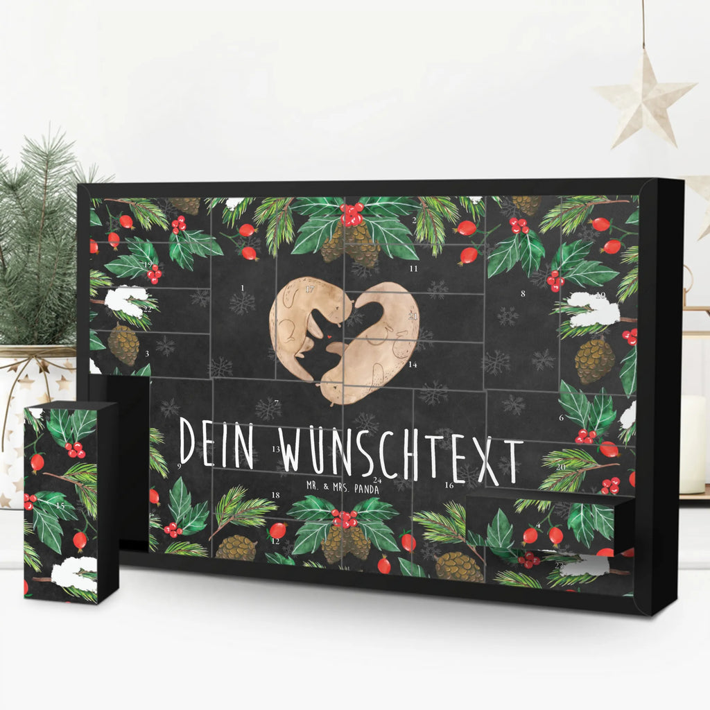 Personalisierter Befüllbarer Adventskalender Otter Herz Befüllbarer Adventskalender, Adventskalender Zum Selbst Befüllen, Otter, Fischotter, Seeotter, Liebesgeschenk, Love You, Bessere Hälfte, Jahrestag, Liebesbeweis, Herz, Verlobung, Hochzeitstag, Gemeinsames Leben, Liebe