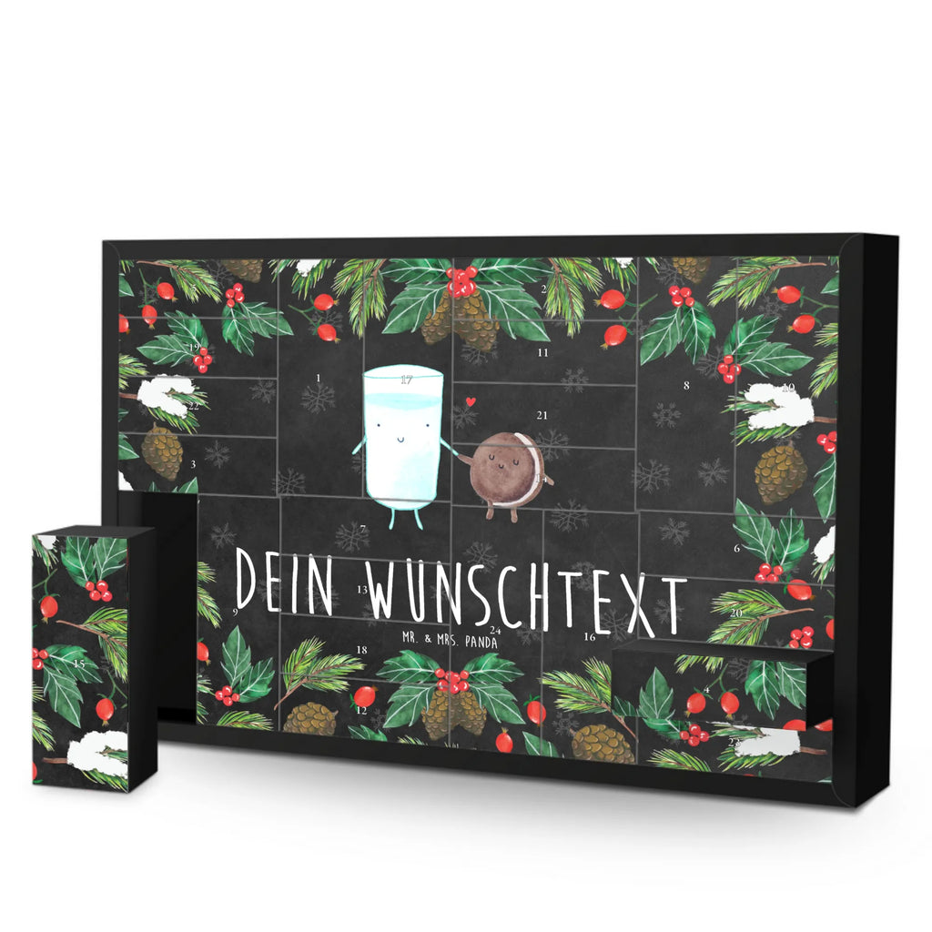 Personalisierter Befüllbarer Adventskalender Milch Keks Adventskalender Zum Selbst Befüllen, Befüllbarer Adventskalender, Tiermotive, Tiere, Gute Laune, Lustige Sprüche, Kaffee, Motiv Süß, Einladung Frühstück, Milch, Keks, Romantisch, Perfektes Paar, Cookie, Kekse, Milk
