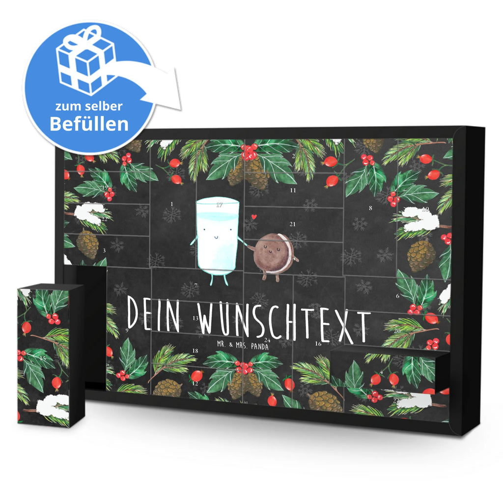 Personalisierter Befüllbarer Adventskalender Milch Keks Adventskalender Zum Selbst Befüllen, Befüllbarer Adventskalender, Tiermotive, Tiere, Gute Laune, Lustige Sprüche, Kaffee, Motiv Süß, Einladung Frühstück, Milch, Keks, Romantisch, Perfektes Paar, Cookie, Kekse, Milk