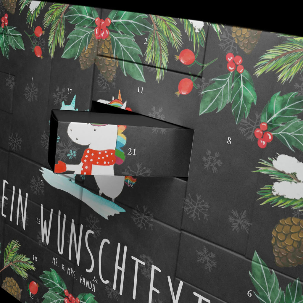 Personalisierter Befüllbarer Adventskalender Einhorn Schneemann Adventskalender Zum Selbst Befüllen, Befüllbarer Adventskalender, Einhorn, Einhorn Deko, Einhörner, Unicorn, Schneemann, X-Mas, Schnee, Mütze, Kuchen, Handschuhe, Winter, Weihnachten, kalt