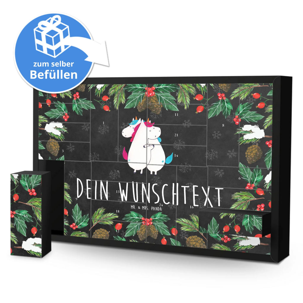Personalisierter Befüllbarer Adventskalender Einhörner Umarmen Adventskalender Zum Selbst Befüllen, Befüllbarer Adventskalender, Einhorn, Einhorn Deko, Einhörner, Unicorn, Schwestern, Freundinnen, Sister, Liebe, Familie, Freundin, Schwester, Geschwister, BFF