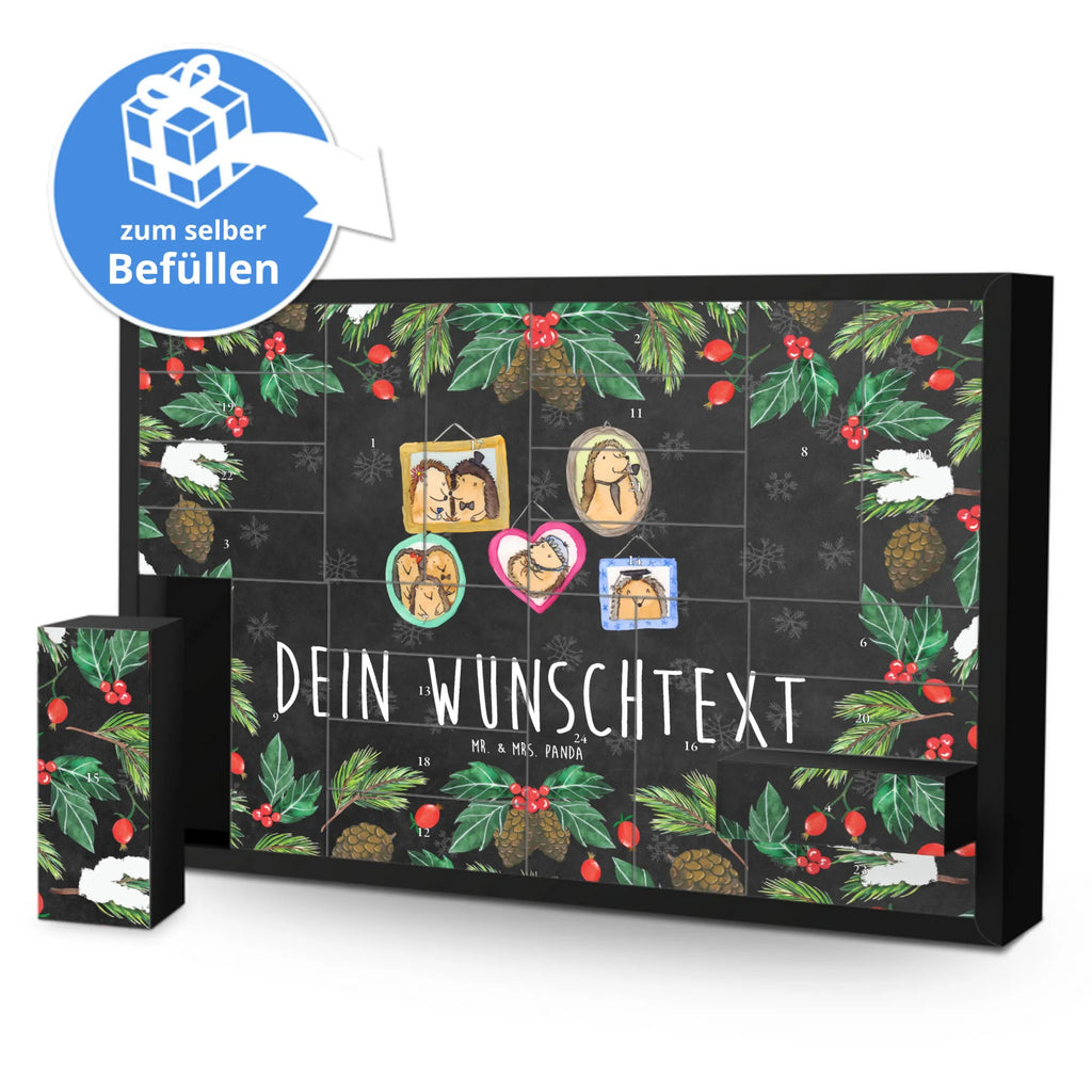 Personalisierter Befüllbarer Adventskalender Igel Familie Befüllbarer Adventskalender, Adventskalender Zum Selbst Befüllen, Mama, Oma, Opa, Schwester, Papa, Bruder, Muttertag, Vatertag, Familie, Liebe, Igel, Zusammenhalt, Glück, Bilder