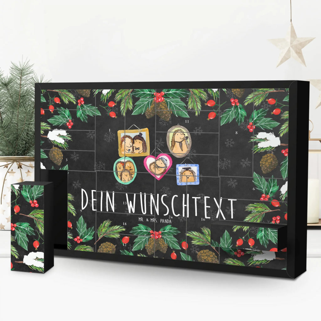 Personalisierter Befüllbarer Adventskalender Igel Familie Befüllbarer Adventskalender, Adventskalender Zum Selbst Befüllen, Mama, Oma, Opa, Schwester, Papa, Bruder, Muttertag, Vatertag, Familie, Liebe, Igel, Zusammenhalt, Glück, Bilder