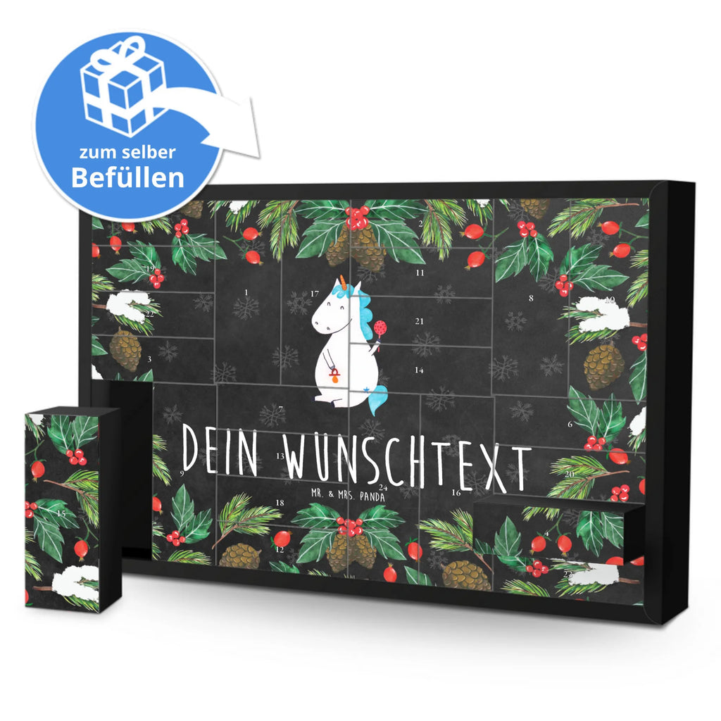 Personalisierter Befüllbarer Adventskalender Einhorn Baby Befüllbarer Adventskalender, Adventskalender Zum Selbst Befüllen, Einhorn, Einhorn Deko, Einhörner, Unicorn, Baby, Babyglück, Erstes Kind, Kind, Eltern, Party, Mutter, Nachwuchs, Schnuller, Geburtstag, Geburt