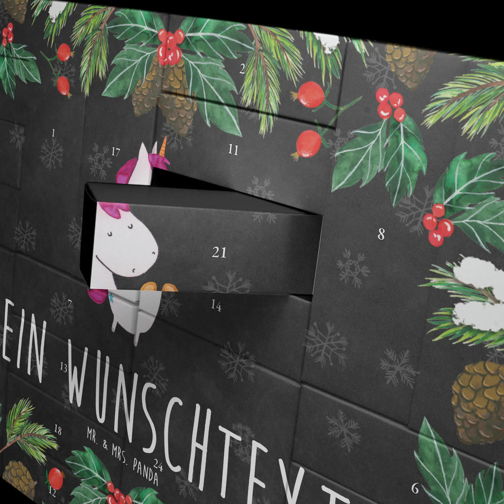 Personalisierter Befüllbarer Adventskalender Einhorn Künstler Befüllbarer Adventskalender, Adventskalender Zum Selbst Befüllen, Einhorn, Einhorn Deko, Einhörner, Unicorn, Pinsel, Zeichnen, Geschenk, Englisch, Künstler, Maler, Farbe, Welt, Stift, Malen, Artist