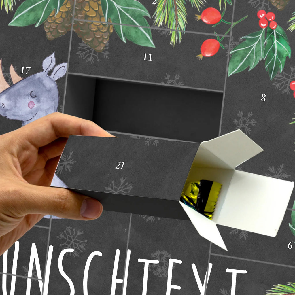 Personalisierter Befüllbarer Adventskalender Einhorn Nashorn Adventskalender Zum Selbst Befüllen, Befüllbarer Adventskalender, Einhorn, Einhorn Deko, Einhörner, Unicorn, Witzig, Glitzer, Nashorn, Lustig, Erwachsenwerden, Zoo, Regenbogen, Einhornpower, Nashörner