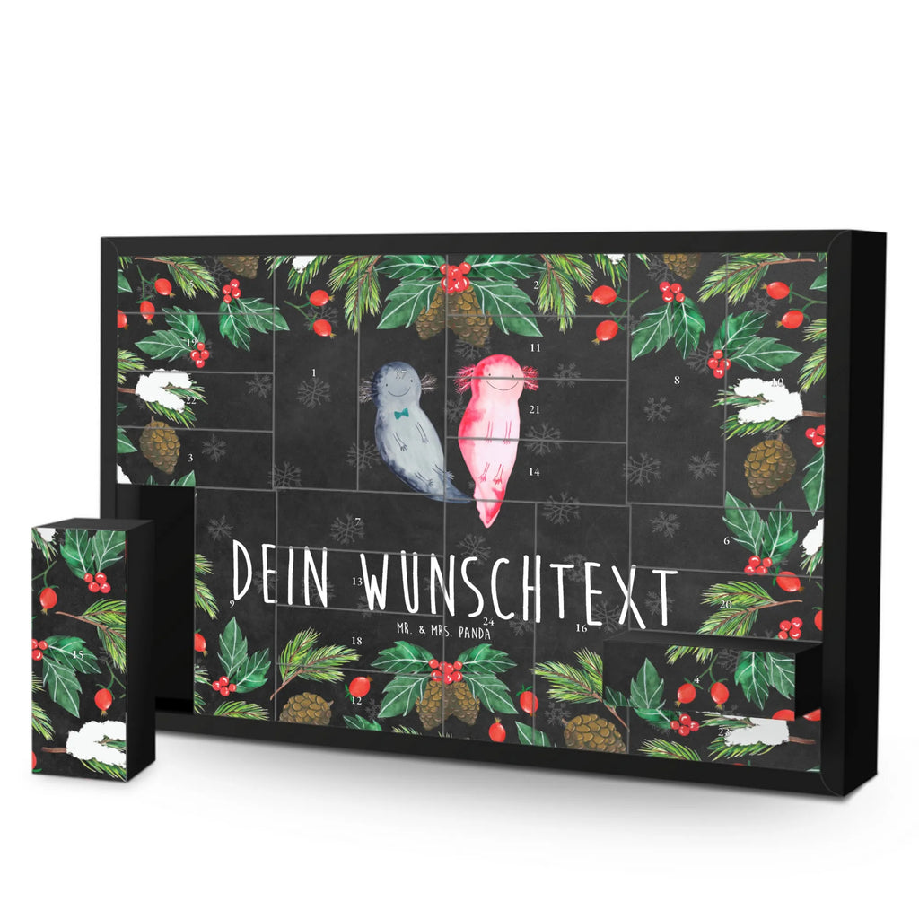 Personalisierter Befüllbarer Adventskalender Axolotl Freundin Befüllbarer Adventskalender, Adventskalender Zum Selbst Befüllen, Axolotl, Molch, Schwanzlurch, Ehemann, Liebesbeweis, Valentinstag, Verlobter, Jahrestag, Große Liebe, Axolot, Liebe, Lurche, Lurch, Freund