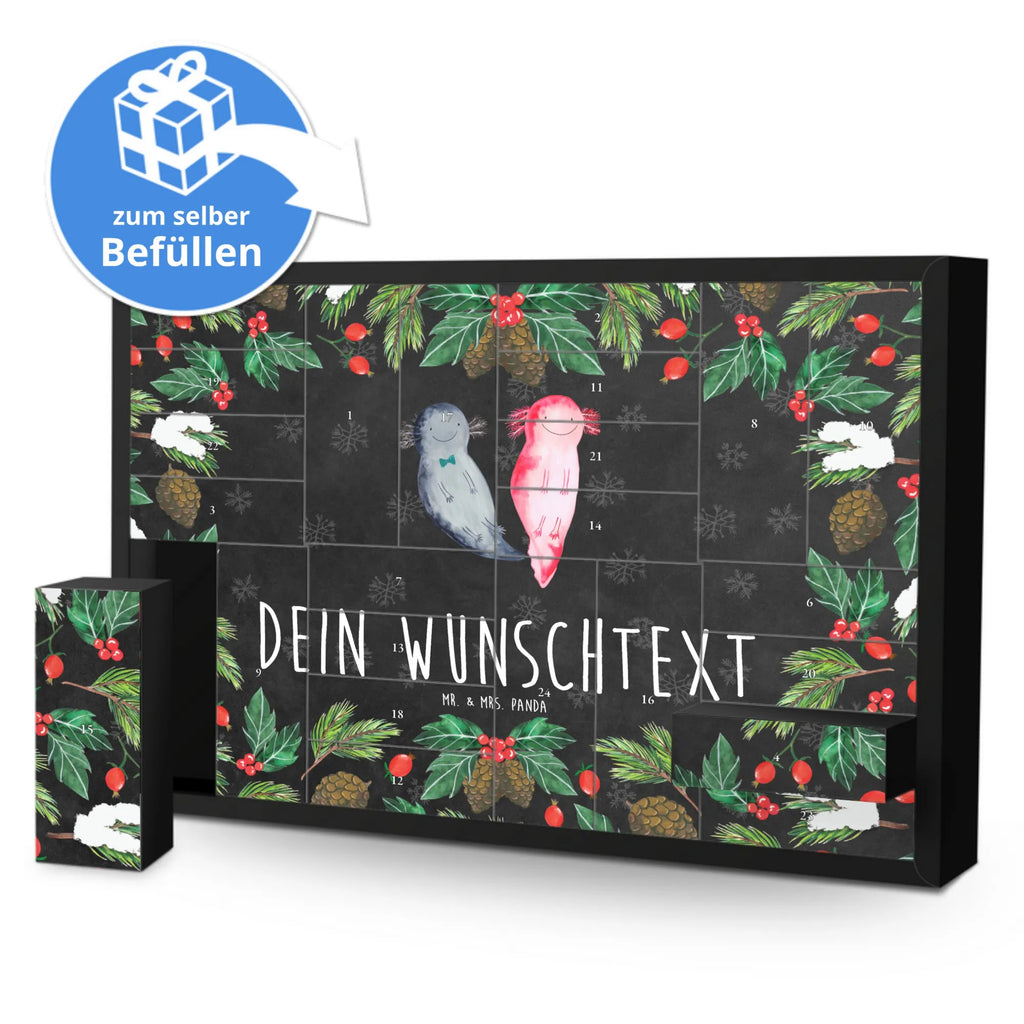 Personalisierter Befüllbarer Adventskalender Axolotl Freundin Befüllbarer Adventskalender, Adventskalender Zum Selbst Befüllen, Axolotl, Molch, Schwanzlurch, Ehemann, Liebesbeweis, Valentinstag, Verlobter, Jahrestag, Große Liebe, Axolot, Liebe, Lurche, Lurch, Freund