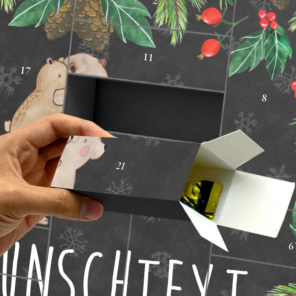 Personalisierter Befüllbarer Adventskalender Papa Bär Befüllbarer Adventskalender, Adventskalender Zum Selbst Befüllen, Mama, Oma, Opa, Schwester, Papa, Bruder, Muttertag, Vatertag, Familie, Onkel, Vati, Papi, Geschenk, Geburtstag, Vater