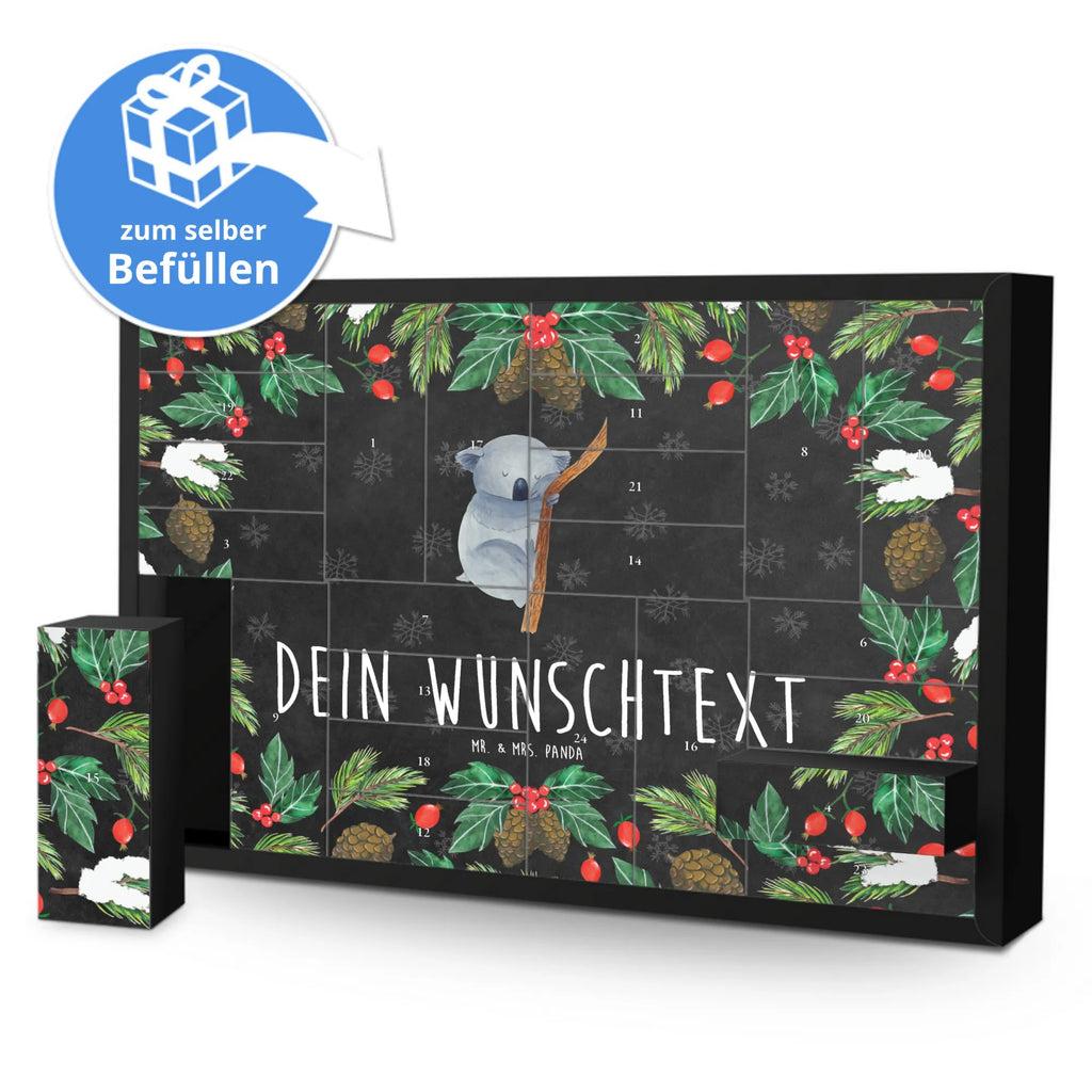 Personalisierter Befüllbarer Adventskalender Koalabär Adventskalender Zum Selbst Befüllen, Befüllbarer Adventskalender, Tiermotive, Tiere, Gute Laune, Lustige Sprüche, Traum, Koalabär, Traumland, Träumen, Bär, Koala, Schlafzimmer, schlafen