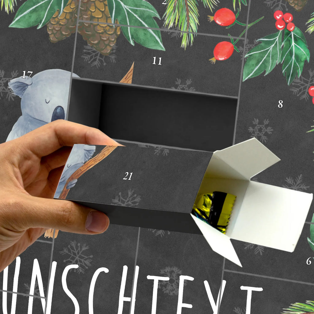 Personalisierter Befüllbarer Adventskalender Koalabär Adventskalender Zum Selbst Befüllen, Befüllbarer Adventskalender, Tiermotive, Tiere, Gute Laune, Lustige Sprüche, Traum, Koalabär, Traumland, Träumen, Bär, Koala, Schlafzimmer, schlafen
