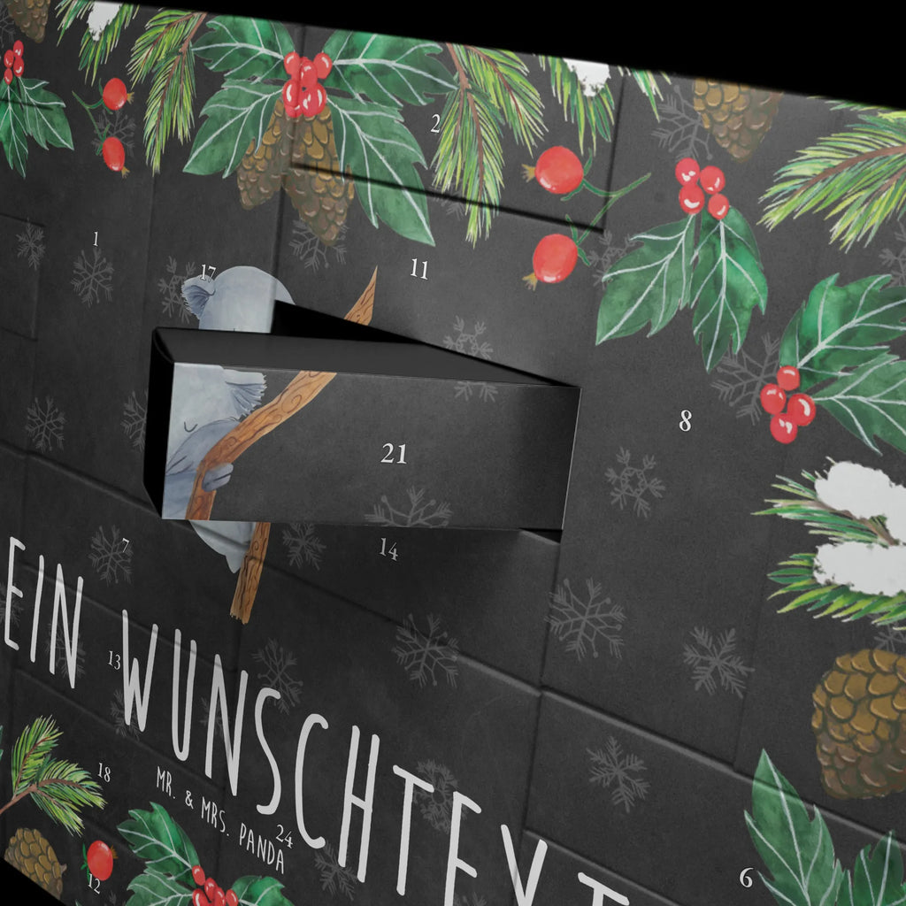 Personalisierter Befüllbarer Adventskalender Koalabär Adventskalender Zum Selbst Befüllen, Befüllbarer Adventskalender, Tiermotive, Tiere, Gute Laune, Lustige Sprüche, Traum, Koalabär, Traumland, Träumen, Bär, Koala, Schlafzimmer, schlafen