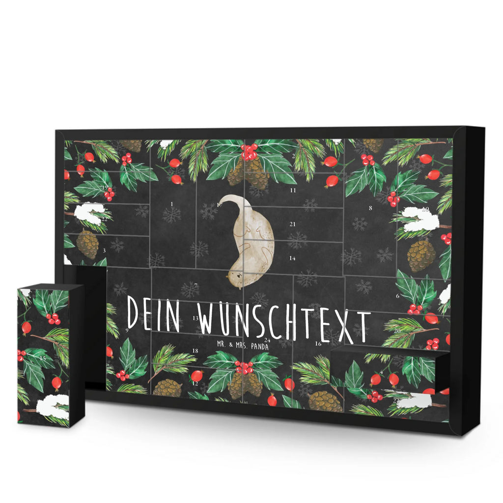 Personalisierter Befüllbarer Adventskalender Otter Kopfüber Befüllbarer Adventskalender, Adventskalender Zum Selbst Befüllen, Seeotter, Otter, Fischotter, Otter Seeotter See Otter