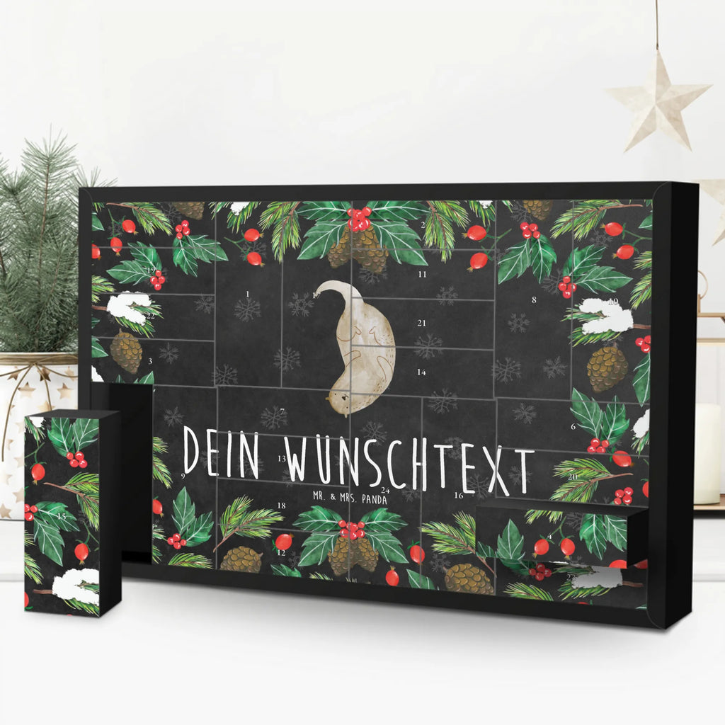 Personalisierter Befüllbarer Adventskalender Otter Kopfüber Befüllbarer Adventskalender, Adventskalender Zum Selbst Befüllen, Seeotter, Otter, Fischotter, Otter Seeotter See Otter