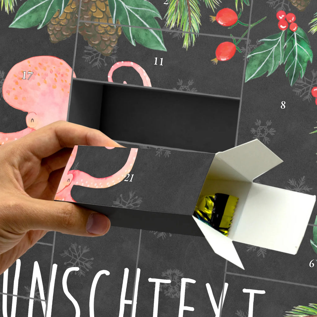  Squid card, gift ideas, gifts, animal lover, special gifts, cute animal motives, hand drawn, small animals, good mood, cute, funny sayings, squid, sea animal, water, ocean, octopus, arms