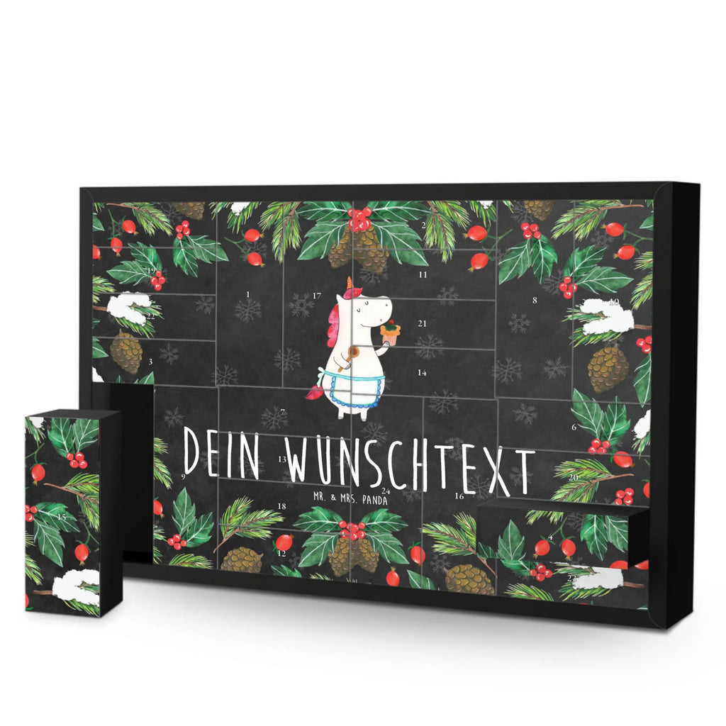 Personalisierter Befüllbarer Adventskalender Einhorn Küche Adventskalender Zum Selbst Befüllen, Befüllbarer Adventskalender, Einhorn, Einhorn Deko, Einhörner, Unicorn, Bäckerin, Hobbykoch, Torte, Koch, Träumen, Motivation, Backen, Träumer, Muffin, Kuchen