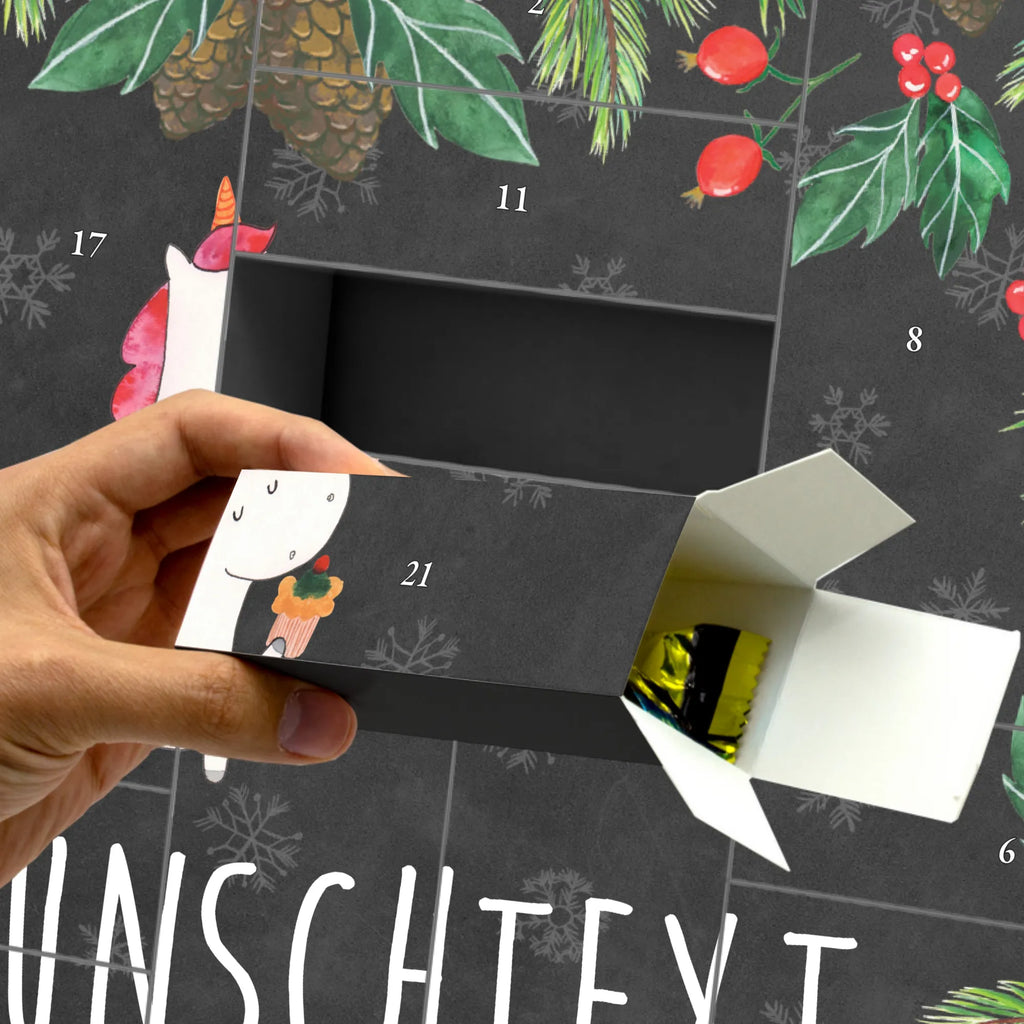 Personalisierter Befüllbarer Adventskalender Einhorn Küche Adventskalender Zum Selbst Befüllen, Befüllbarer Adventskalender, Einhorn, Einhorn Deko, Einhörner, Unicorn, Bäckerin, Hobbykoch, Torte, Koch, Träumen, Motivation, Backen, Träumer, Muffin, Kuchen