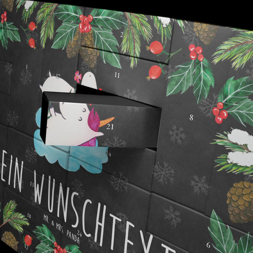 Personalisierter Befüllbarer Adventskalender Einhorn Verliebt Adventskalender Zum Selbst Befüllen, Befüllbarer Adventskalender, Einhorn, Einhorn Deko, Einhörner, Unicorn, Liebe, Verliebt, Freundin, Liebesbeweis, Wolke