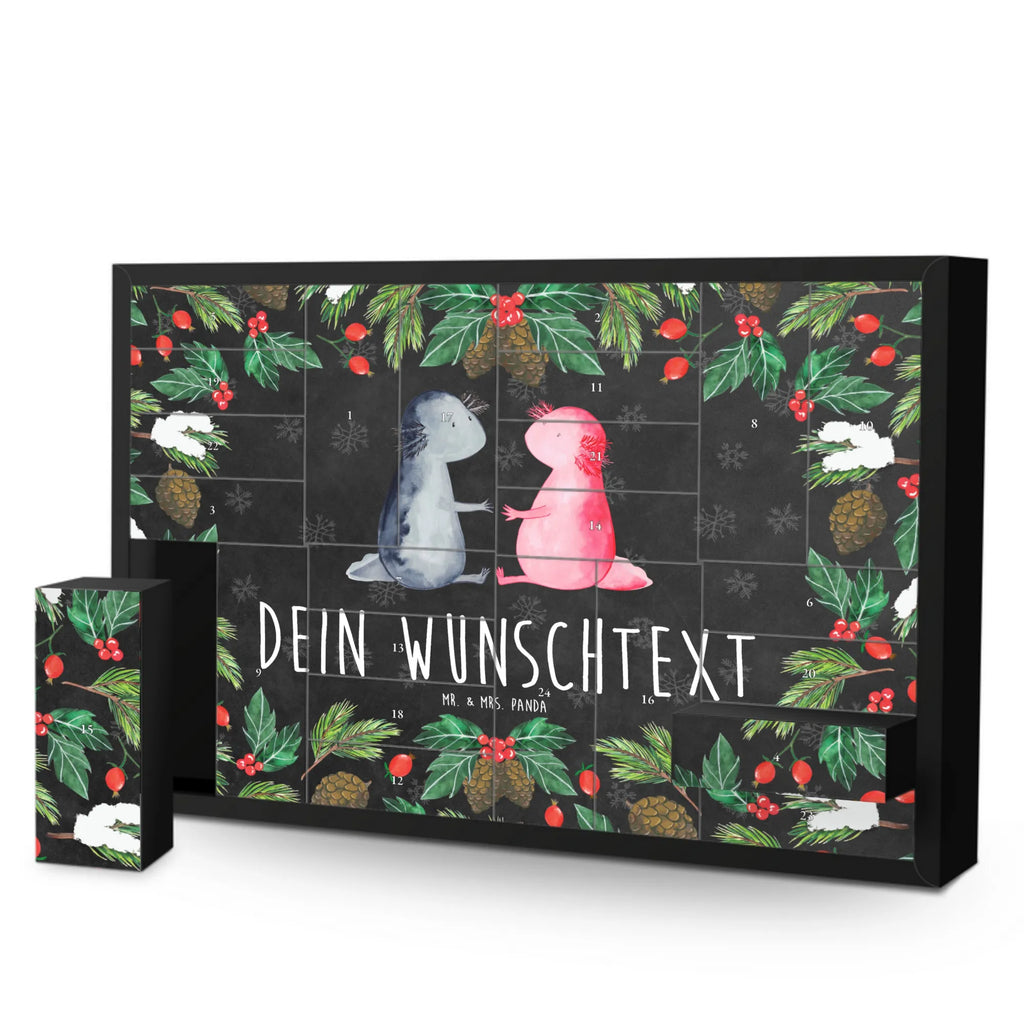 Personalisierter Befüllbarer Adventskalender Axolotl Liebe Adventskalender Zum Selbst Befüllen, Befüllbarer Adventskalender, Axolotl, Molch, Lurche, Ehemann, Verlobter, Große Liebe, Valentinstag, Lurch, Liebesbeweis, Schwanzlurch, Freund, Liebe, Jahrestag, Axolot