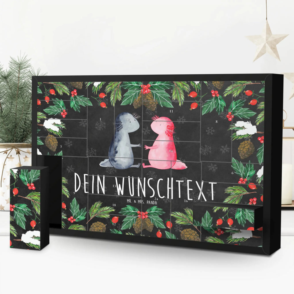 Personalisierter Befüllbarer Adventskalender Axolotl Liebe Adventskalender Zum Selbst Befüllen, Befüllbarer Adventskalender, Axolotl, Molch, Lurche, Ehemann, Verlobter, Große Liebe, Valentinstag, Lurch, Liebesbeweis, Schwanzlurch, Freund, Liebe, Jahrestag, Axolot