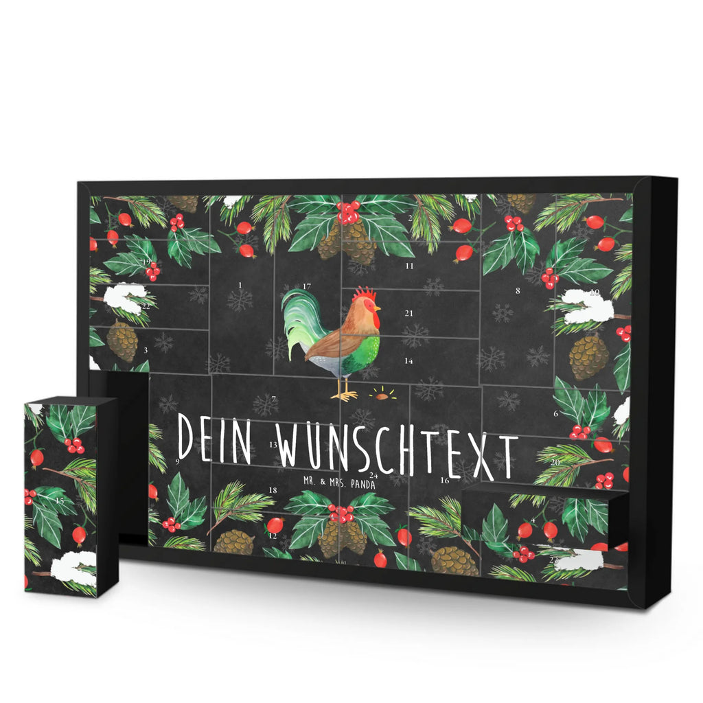 Personalisierter Befüllbarer Adventskalender Hahn Korn Adventskalender Zum Selbst Befüllen, Befüllbarer Adventskalender, Landwirt, Landwirtin, Hoftiere, Bauernhof, Henne, Eier, Korn, Natur, Hahn