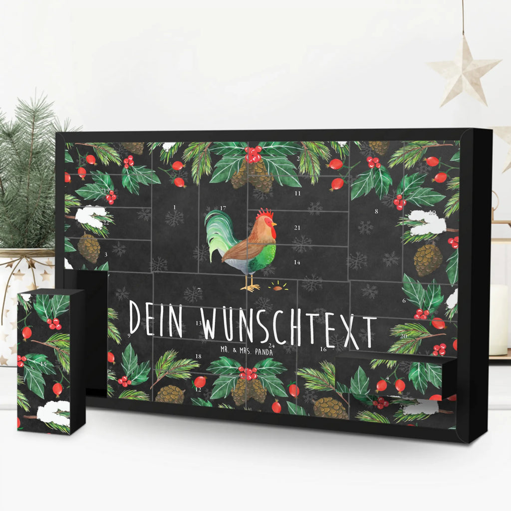 Personalisierter Befüllbarer Adventskalender Hahn Korn Adventskalender Zum Selbst Befüllen, Befüllbarer Adventskalender, Landwirt, Landwirtin, Hoftiere, Bauernhof, Henne, Eier, Korn, Natur, Hahn