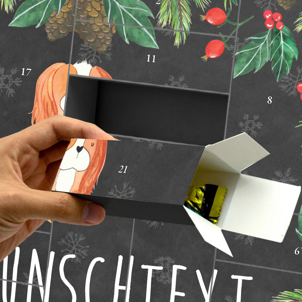 Personalisierter Befüllbarer Adventskalender Hund Cavalier King Charles Spaniel Befüllbarer Adventskalender, Adventskalender Zum Selbst Befüllen, Hunderasse, Tierliebhaber, Hundemotiv, Haustier, Hundebesitzer, Hund, Sprüche, Cavalier King Charles Spaniel, Spruch, Schönster Hund, Cockerspaniel, Spaniel