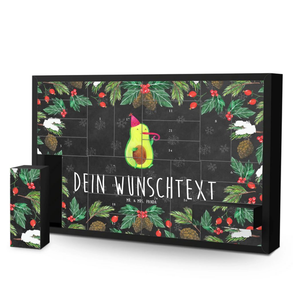 Personalisierter Befüllbarer Adventskalender Avocado Feier Adventskalender Zum Selbst Befüllen, Befüllbarer Adventskalender, Avocado, Gesund, Veggie, Vegan, Geburtstag, Gute Laune, Party, Fete, Feierlichkeit, Tröte, Feier