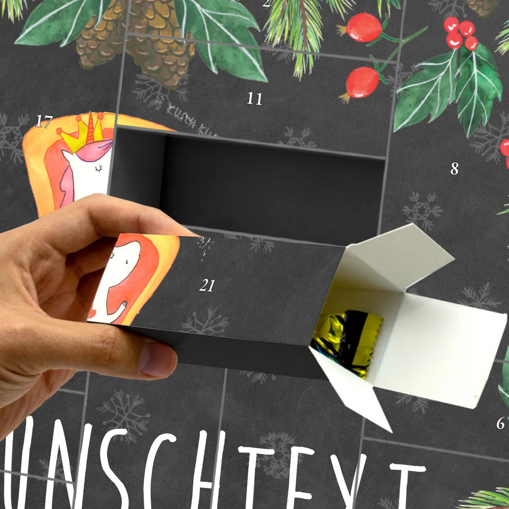 Personalisierter Befüllbarer Adventskalender Einhorn König Adventskalender Zum Selbst Befüllen, Befüllbarer Adventskalender, Einhorn, Einhorn Deko, Einhörner, Unicorn, Bundeskanzler, Herrscher, König, Krone, Prinzessin, Präsident, Kaiser