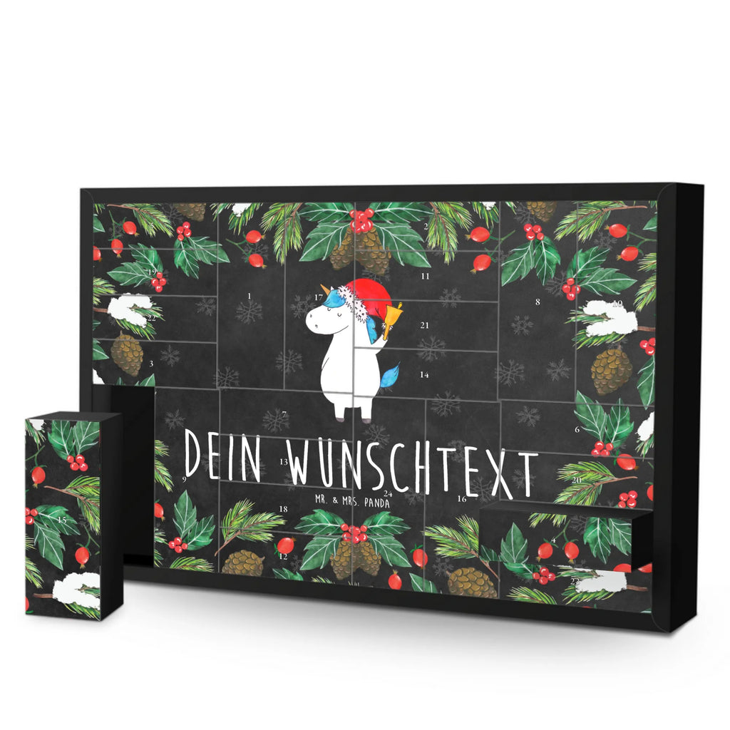 Personalisierter Befüllbarer Adventskalender Einhorn Weihnachtsmann Adventskalender Zum Selbst Befüllen, Befüllbarer Adventskalender, Einhorn, Einhorn Deko, Einhörner, Unicorn, Wunschliste, Weihnachten, Wunschzettel, Weihnachtsmann, Nikolaus, Schoki, Gin, Feenstaub, Schokolade