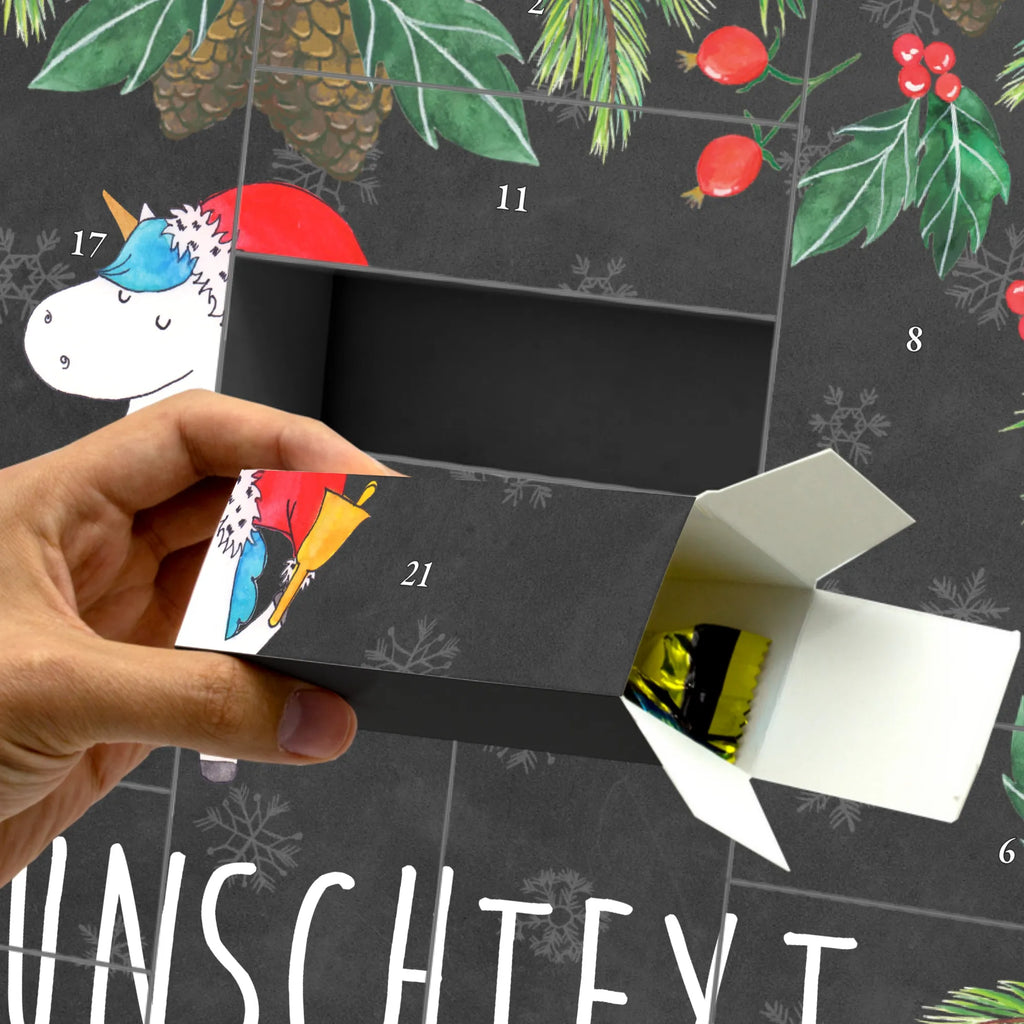Personalisierter Befüllbarer Adventskalender Einhorn Weihnachtsmann Adventskalender Zum Selbst Befüllen, Befüllbarer Adventskalender, Einhorn, Einhorn Deko, Einhörner, Unicorn, Wunschliste, Weihnachten, Wunschzettel, Weihnachtsmann, Nikolaus, Schoki, Gin, Feenstaub, Schokolade