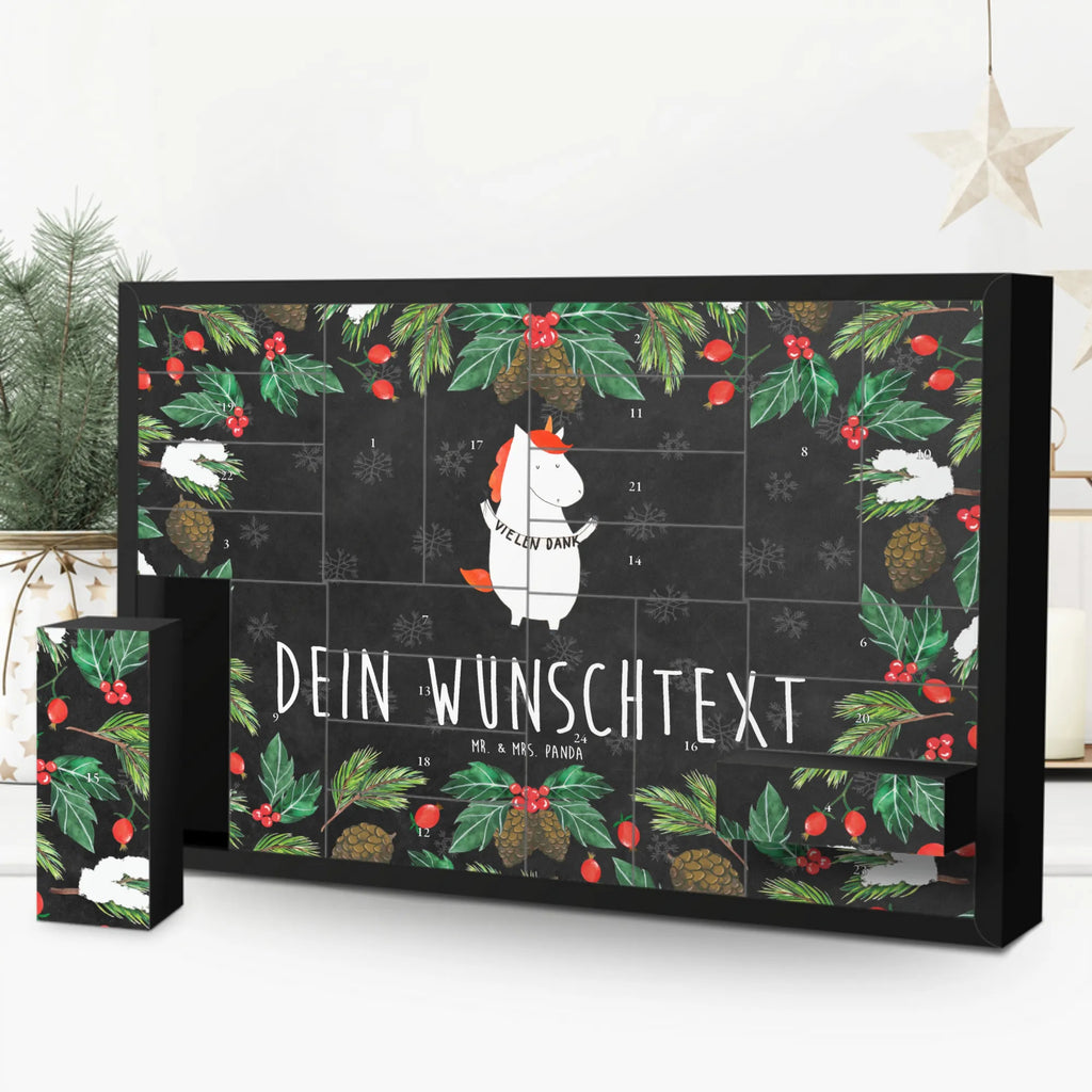 Personalisierter Befüllbarer Adventskalender Einhorn Dankeschön Befüllbarer Adventskalender, Adventskalender Zum Selbst Befüllen, Unicorn, Einhorn, Einhörner, Einhorn Deko, Dankeschön, Danksagung, Danke, Vielen Dank