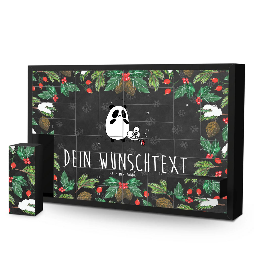  Panda Thank you Adventskalender Zum Selbst Befüllen, Befüllbarer Adventskalender