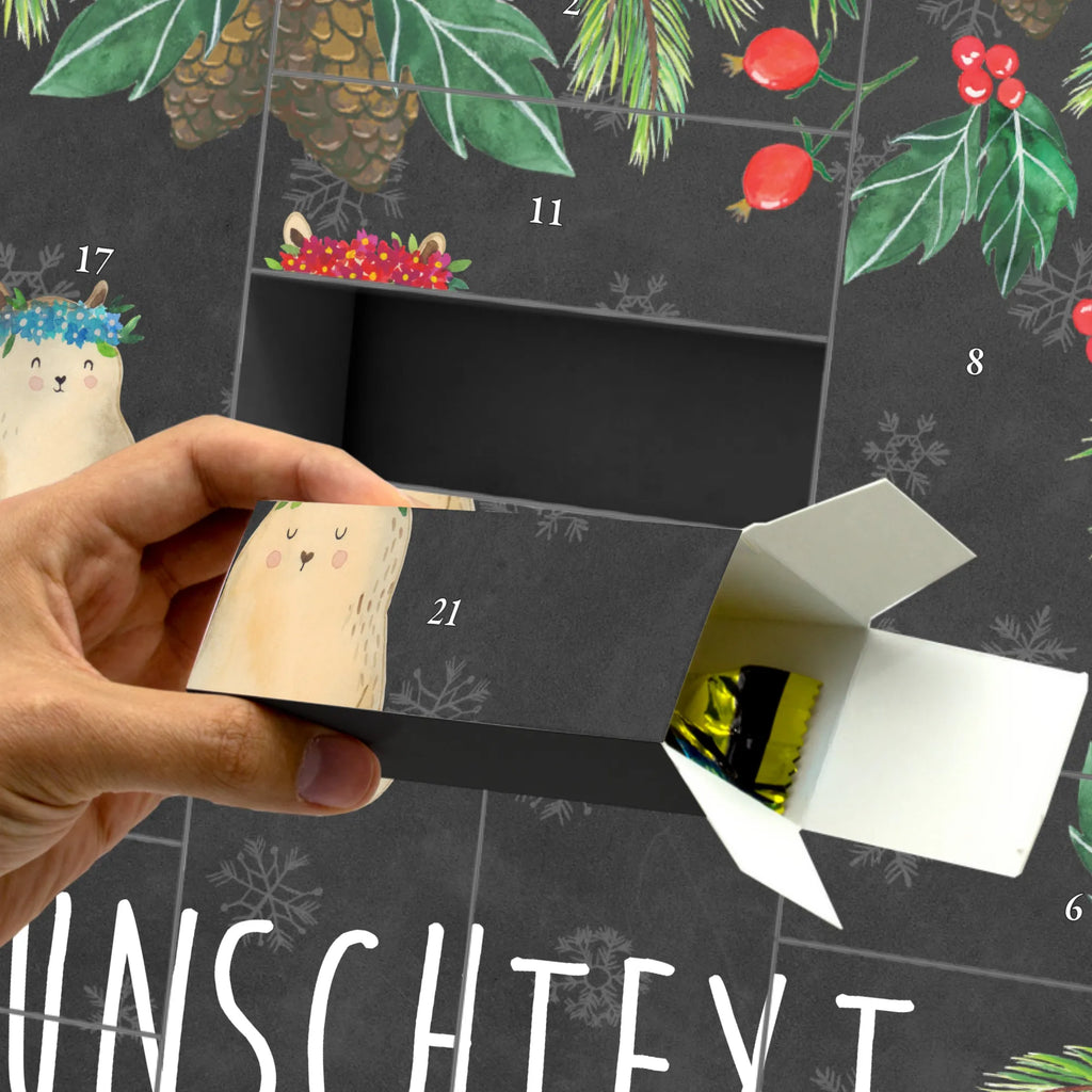 Personalisierter Befüllbarer Adventskalender Bären mit Blumenkranz Adventskalender Zum Selbst Befüllen, Befüllbarer Adventskalender, Mama, Oma, Opa, Schwester, Papa, Bruder, Muttertag, Vatertag, Familie, Töchter, Kinder, Tochter, Bär, Mutter, Lieblingsmama, Mutti, Kind, Geschenk Mama. Muttertag, Family, Vorbild, Mami, Weltbeste Mama, Bären, Beste Mutter, Lieblingsmensch