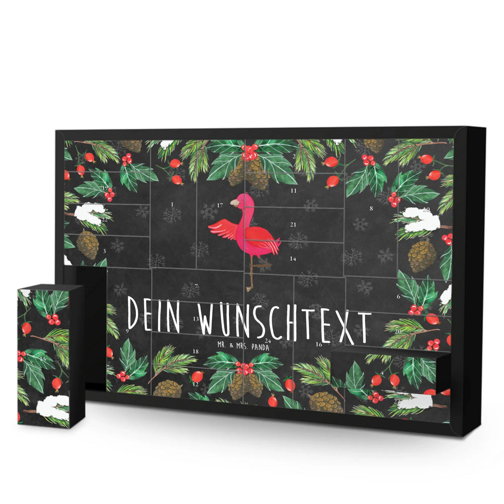 Personalisierter Befüllbarer Adventskalender Flamingo Yoga Befüllbarer Adventskalender, Adventskalender Zum Selbst Befüllen, Flamingo, Yoga, Yoga-Übung, Vogel, Entspannung, Namaste, Tiefenentspannung, Ärger, Achtsamkeit, Aufregen