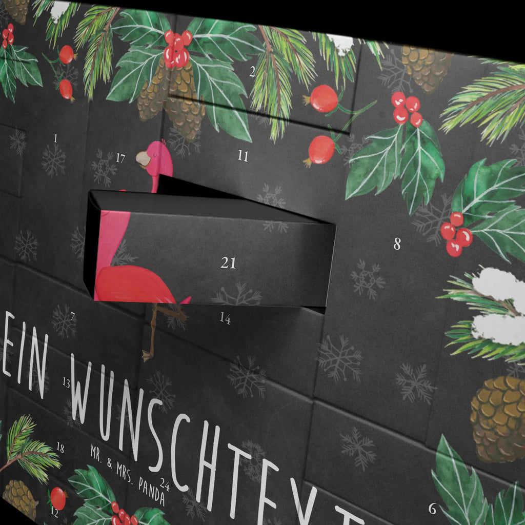 Personalisierter Befüllbarer Adventskalender Flamingo Yoga Befüllbarer Adventskalender, Adventskalender Zum Selbst Befüllen, Flamingo, Yoga, Yoga-Übung, Vogel, Entspannung, Namaste, Tiefenentspannung, Ärger, Achtsamkeit, Aufregen