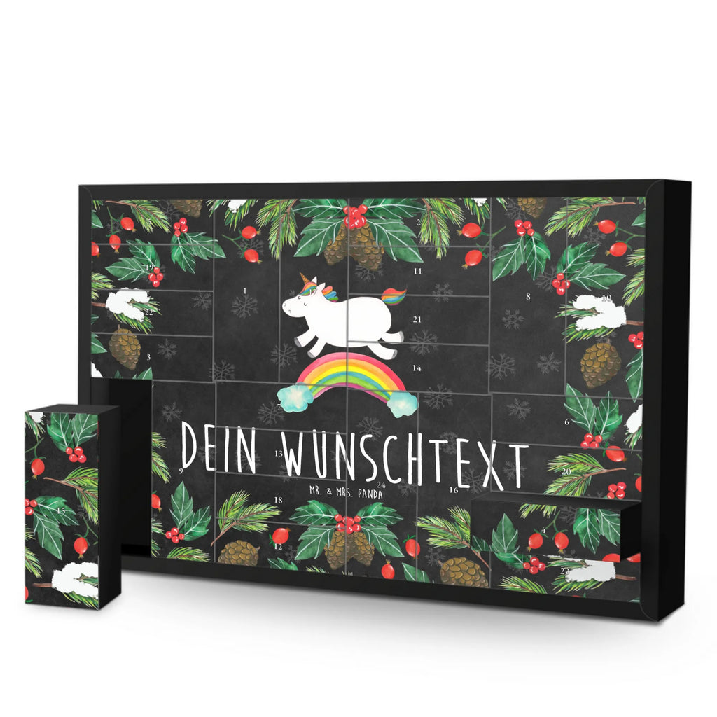 Personalisierter Befüllbarer Adventskalender Einhorn Regenbogen Befüllbarer Adventskalender, Adventskalender Zum Selbst Befüllen, Einhorn, Einhorn Deko, Einhörner, Unicorn, Glitzer, Einhornautobahn, Regenbogen, Einhornpower, Erwachsenwerden