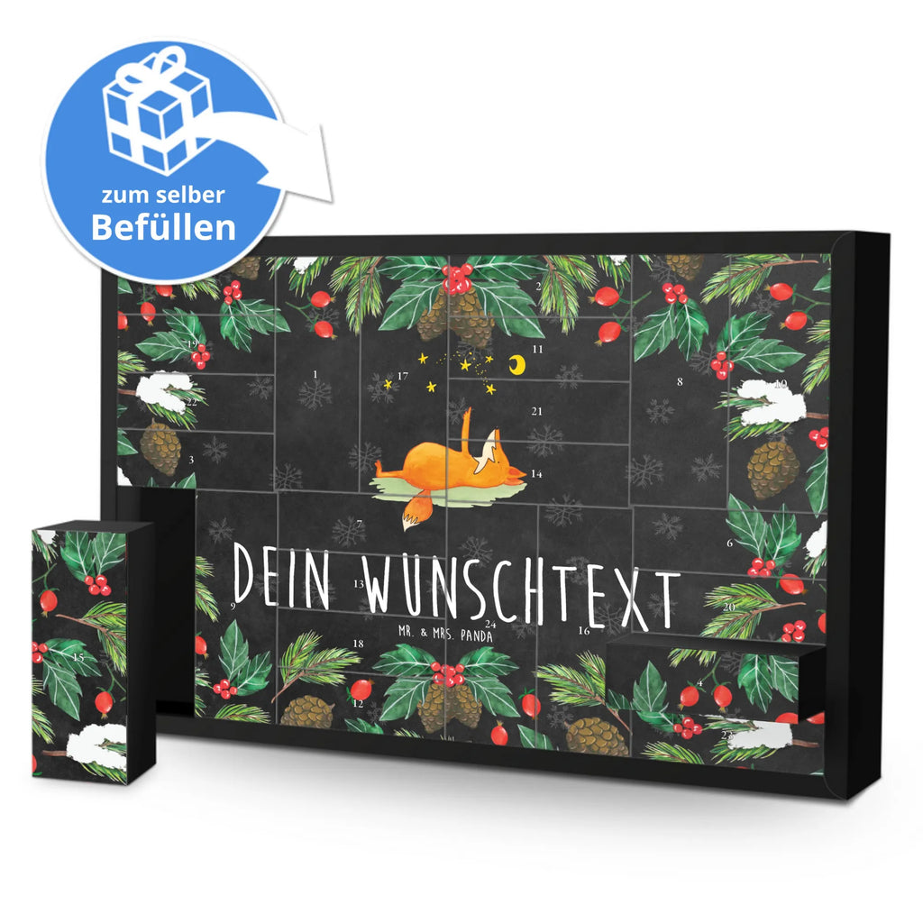 Personalisierter Befüllbarer Adventskalender Fuchs Sterne Adventskalender Zum Selbst Befüllen, Befüllbarer Adventskalender, Fuchs, Tröstende Worte, Spruch Positiv, Spruch schön, Romantik, Füchse, Always Look On The Bright Side Of Life