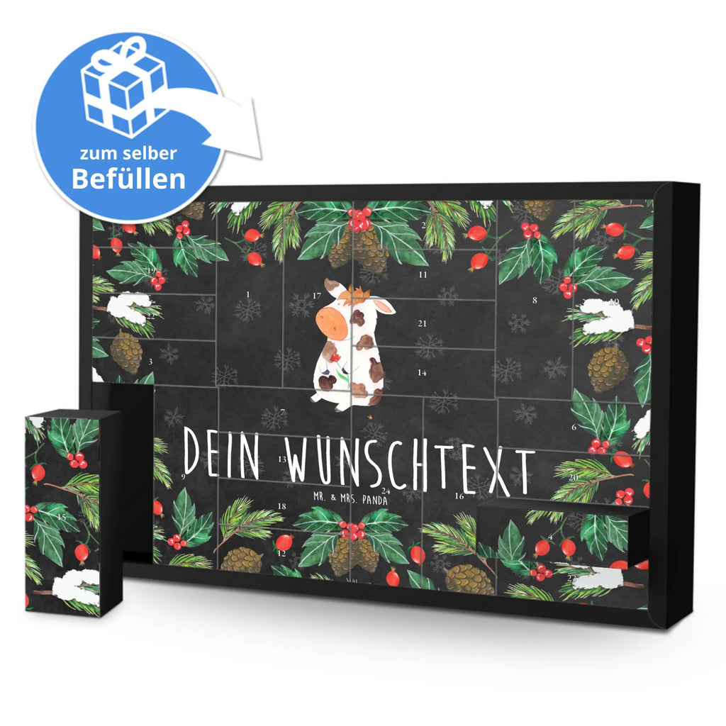 Personalisierter Befüllbarer Adventskalender Kuh Befüllbarer Adventskalender, Adventskalender Zum Selbst Befüllen, Landwirt, Landwirtin, Hoftiere, Bauernhof, Magie, Kuh, Spruch, Träume, Motivtion, Flausen, Kühe, Milchkuh, Milch, Hof