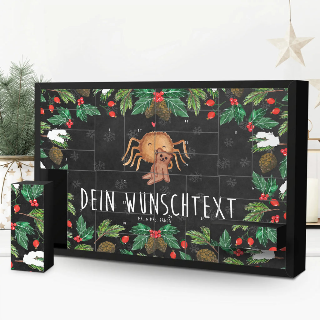 Personalisierter Befüllbarer Adventskalender Spinne Agathe Teddy Adventskalender Zum Selbst Befüllen, Befüllbarer Adventskalender, Spinne Agathe, Spinne, Merchandise, Agathe, Videos, Miteinander, Verliebt, Treue, Teddy, Dankeschön, Liebesbeweis, Freundschaft, Liebesgeschenk