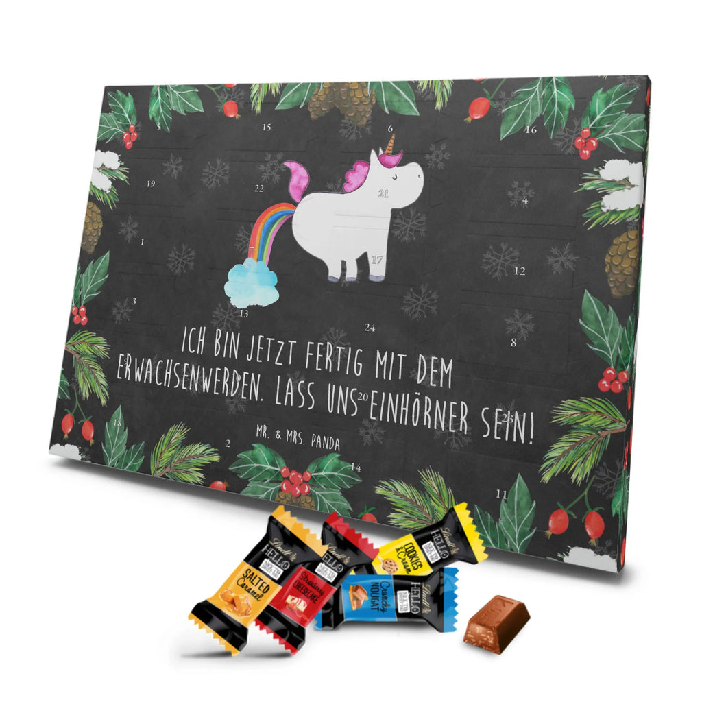 Chocolate advent calendar unicorn fart fart, unicorn fart, uniorn saying, girlfriend gift, fun, rainbow, present