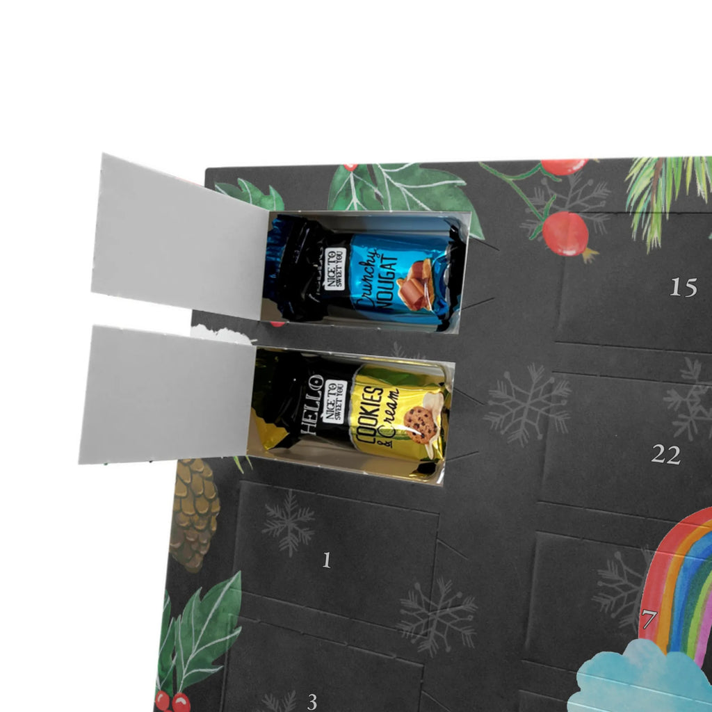 Chocolate advent calendar unicorn fart fart, unicorn fart, uniorn saying, girlfriend gift, fun, rainbow, present