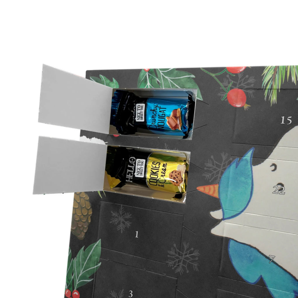 Chocolate advent calendar unicorn dummy birth present, birth gift, mother, gift birth, toddler, infant, pacifier