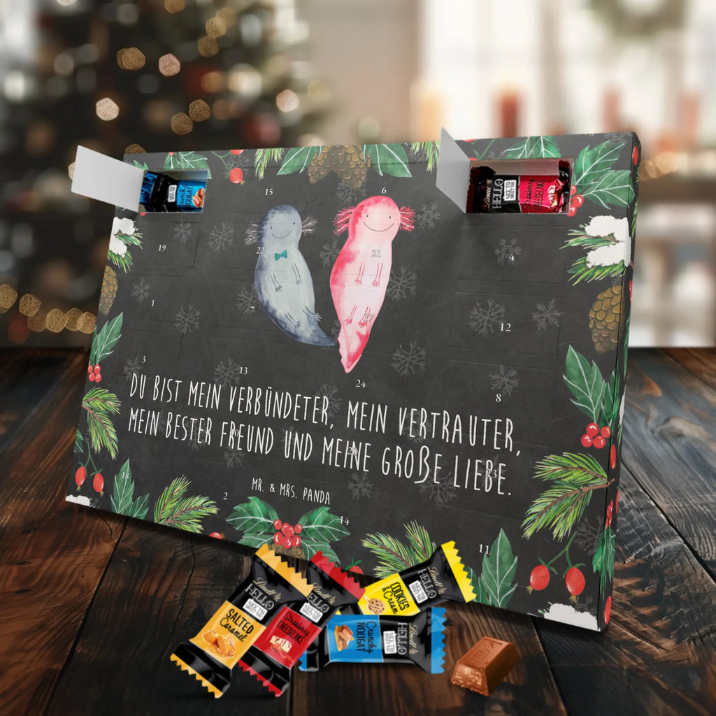 Chocolate advent calendar axolotl Girlfriend Mexican walking fish, Axelotl, marine animals, salamander, amphibian, husband, valentine's day, great love, friend, tail, fiancé, anniversary, proof of love