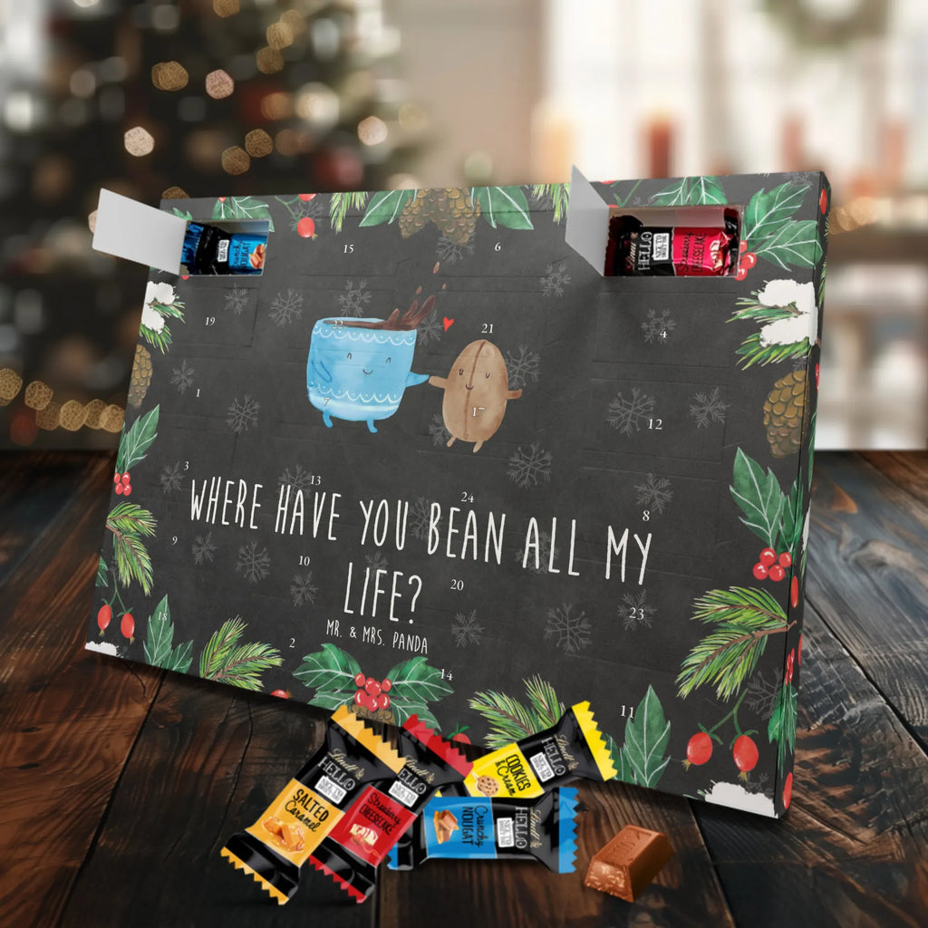 Chocolate advent calendar Coffee Bean gift ideas, gifts, cute, animal lover, funny sayings, small animals, cute animal motives, card, good mood, special gifts, hand drawn, pleasure, coffee bean, satisfaction