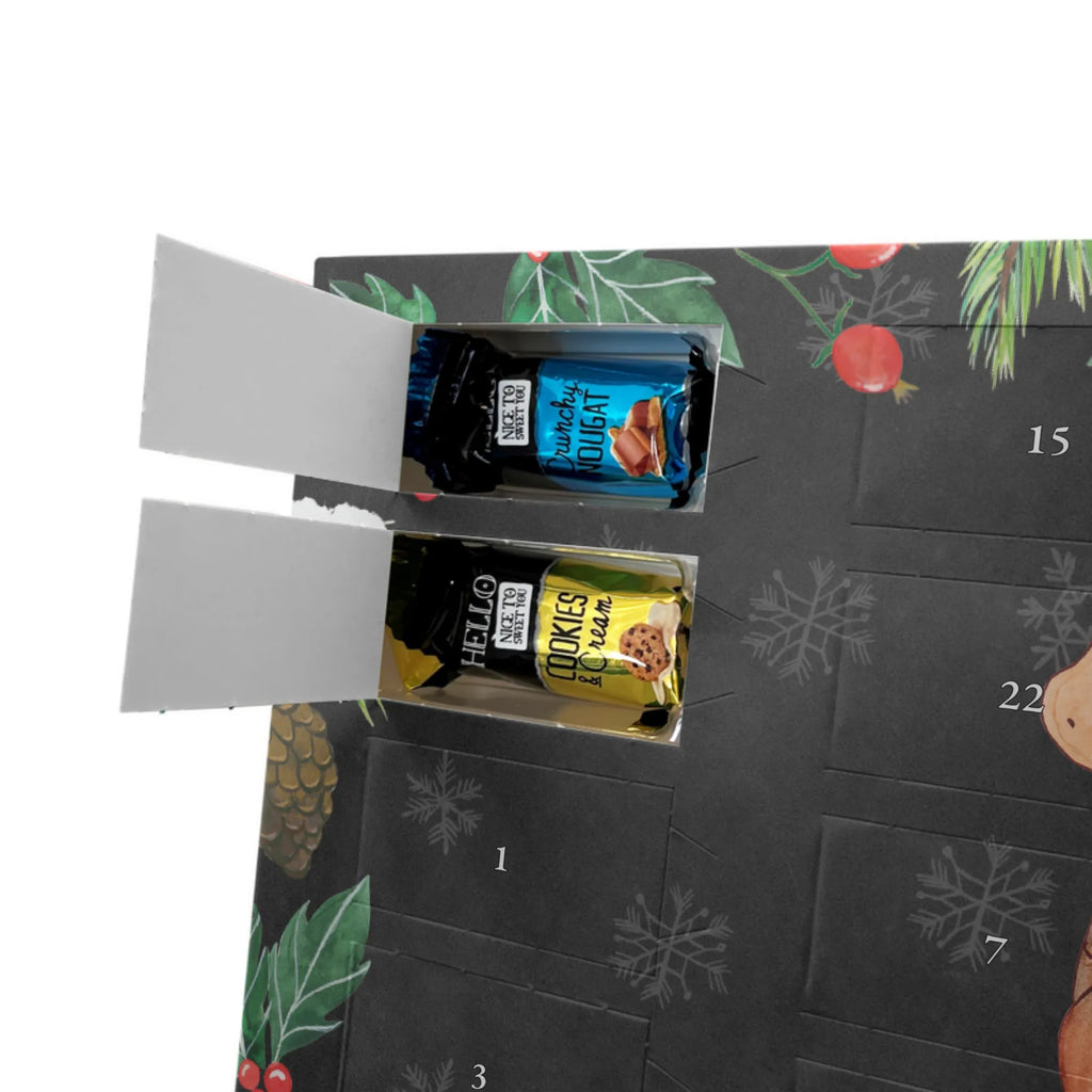 Chocolate advent calendar unicorn Believe squirrel